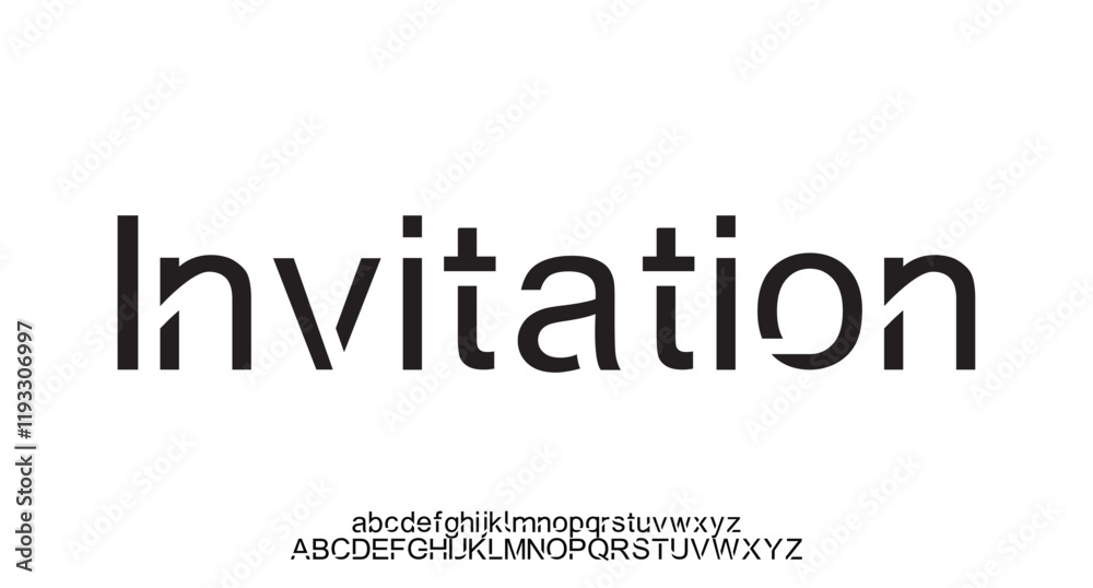 Invitation Abstract technology science alphabet lowercase font. digital space typography vector illustration design Invitation Abstract technology science alphabet lowercase font. digital space typography vector illustration design