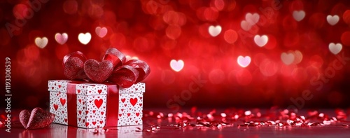 Romantic Heart Gift Box Red...