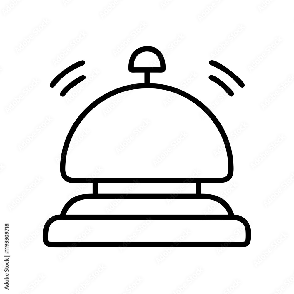 customer service bell icon, customer service bell line art - simple line art of customer service bell, perfect for customer service bell logos and icons and themed design customer service bell icon, customer service bell line art - simple line art of customer service bell, perfect for customer service bell logos and icons and themed design