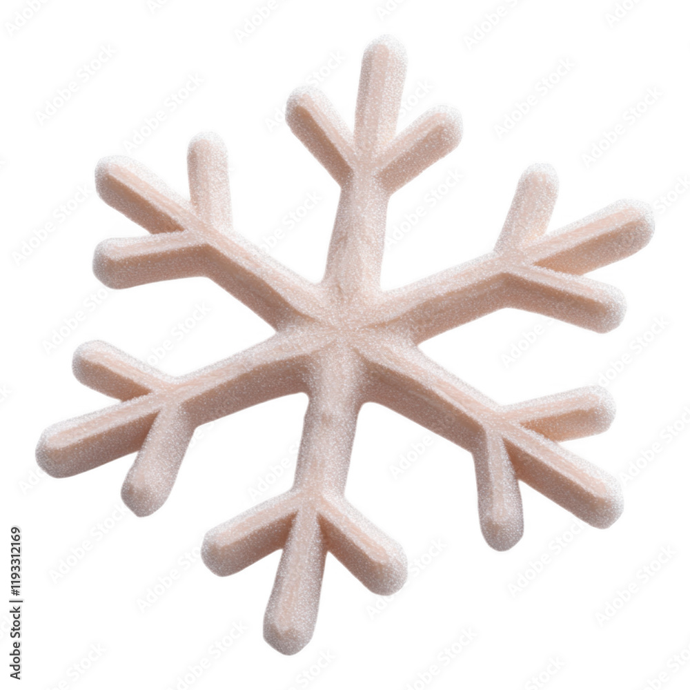Close-up of a detailed snowflake shaped object, showcasing intricate patterns, isolated on a white background. Close-up of a detailed snowflake shaped object, showcasing intricate patterns, isolated on a white background.