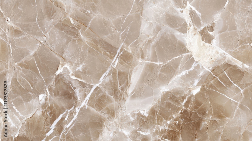 Fototapeta premium Elegant beige marble texture showcasing subtle white and cream veins for luxurious spaces
