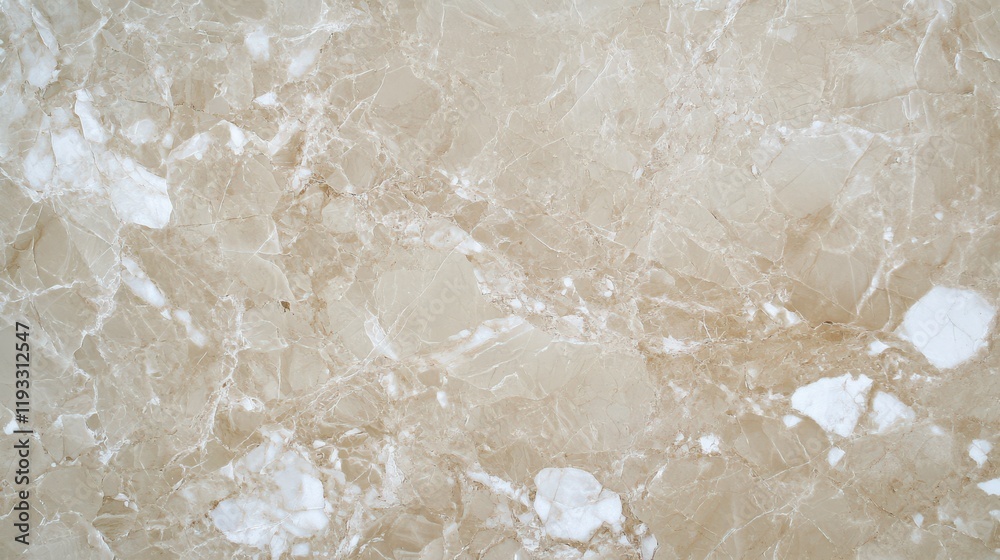 Obraz premium Elegant beige marble texture showcasing subtle veins in cream tones for a luxurious design atmosphere