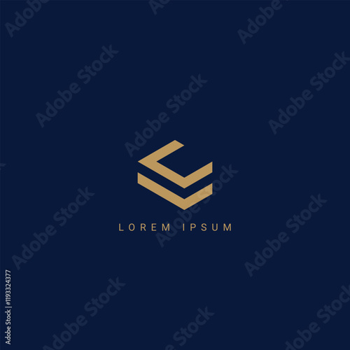 Initial letter CL, LC modern monogram and elegant logo design, premium logo on luxury background