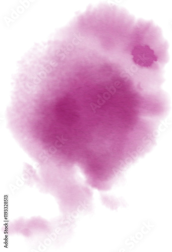 Watercolor stain texture shape. Abstract Watercolor Splash