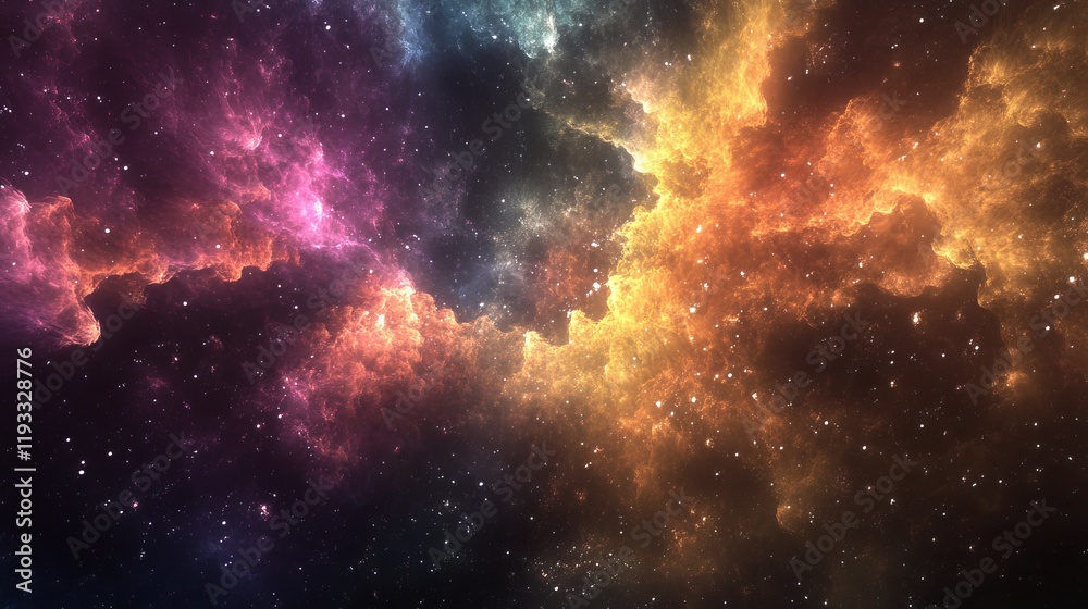 Multicolor sky-inspired abstract background created with AI. Multicolor sky-inspired abstract background created with AI.