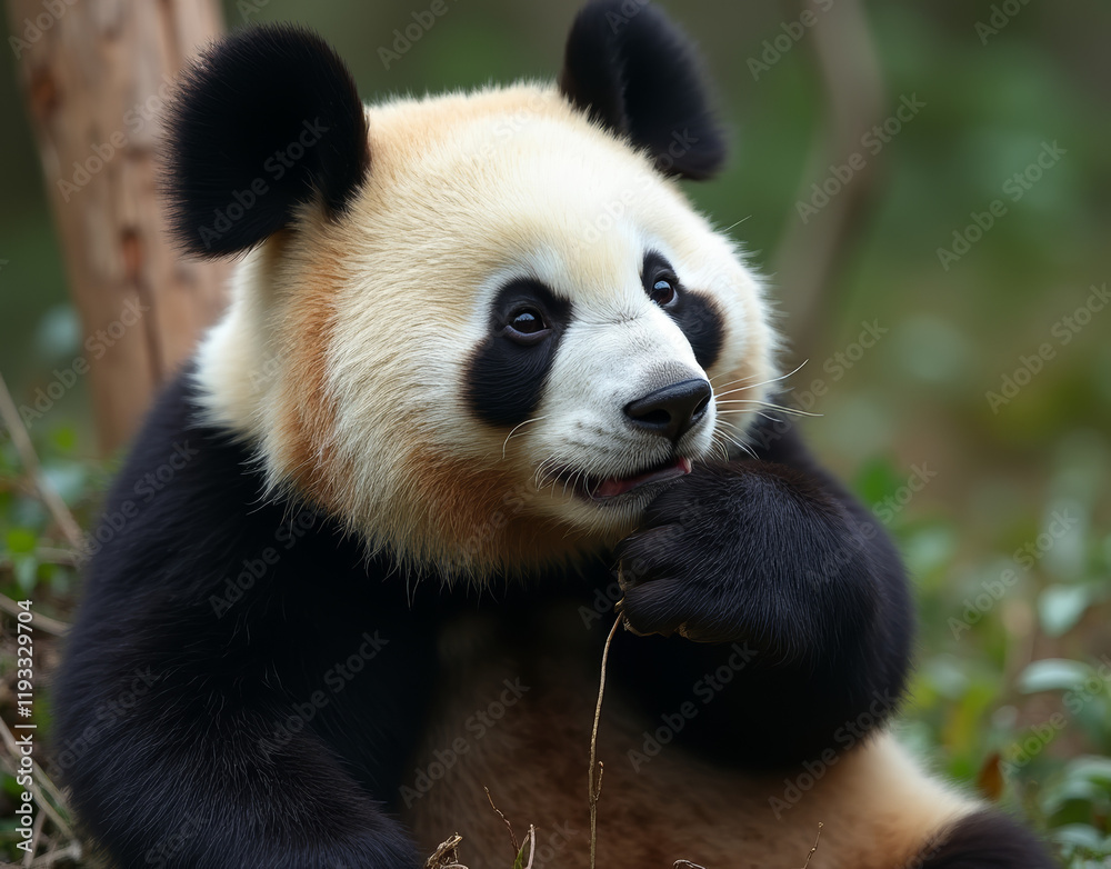 Obraz premium giant panda bear