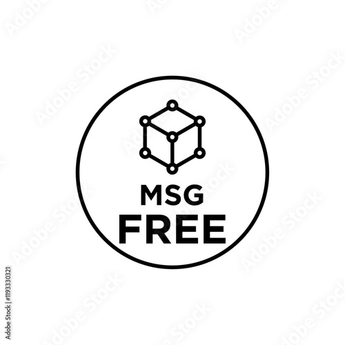 Msg free icon Flat illustration sign