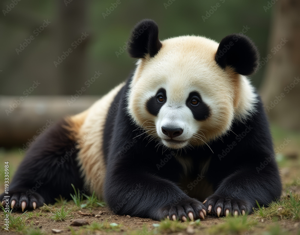 Obraz premium giant panda bear