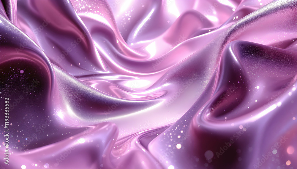 Obraz premium Sparkling Pink Fabric Texture Background Image