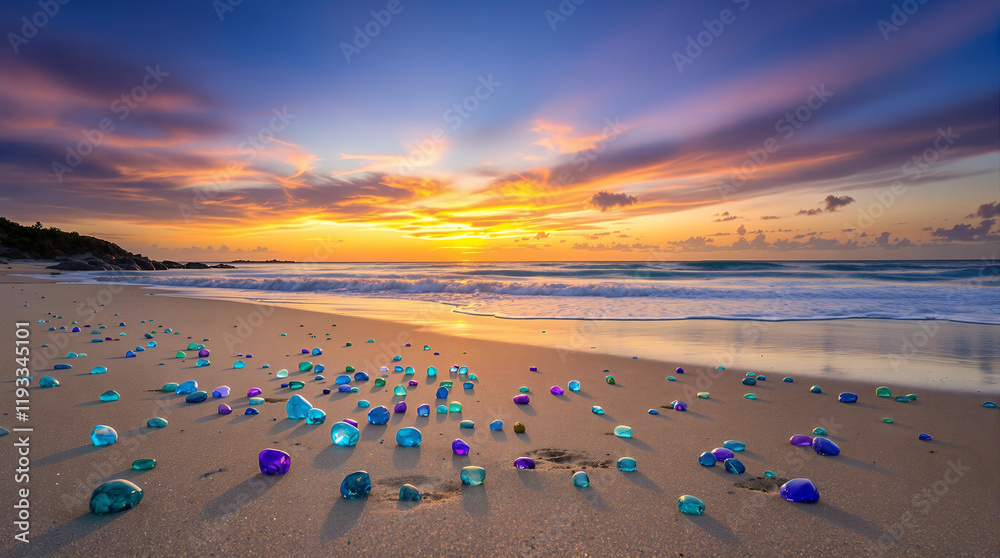sunset at the beach with the Gemstone Shoreline sunset at the beach with the Gemstone Shoreline