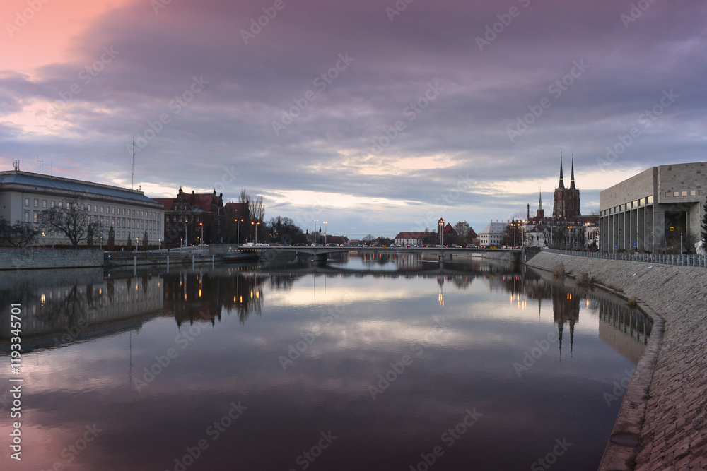 Obraz premium Bridge of Peace Wrocław