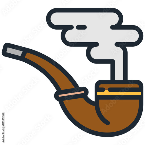 Smoke pipe icon