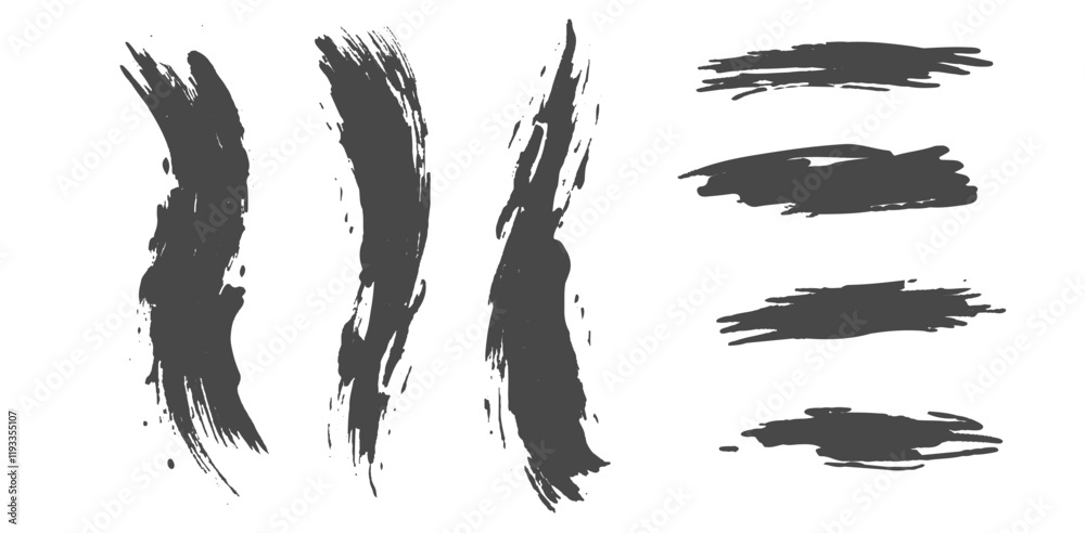 Obraz premium ブラシストローク素材