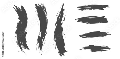 ブラシストローク素材