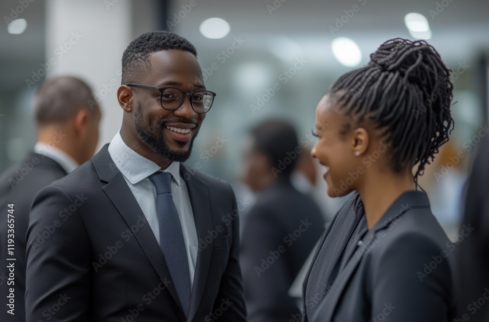Team of black professionals stands confidently together, dressed in formal business attire. Their unity and expressions reflect strength and professionalism within corporate environment. Team of black professionals stands confidently together, dressed in formal business attire. Their unity and expressions reflect strength and professionalism within corporate environment.