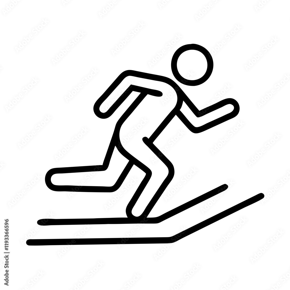 running on the track icon, running on the track line art - simple line art of running on the track, perfect for running on the track logos and icons and themed design running on the track icon, running on the track line art - simple line art of running on the track, perfect for running on the track logos and icons and themed design