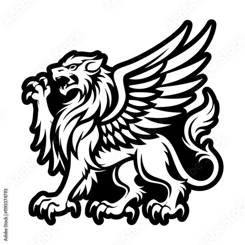 Glyph style icon of hydra regeneration