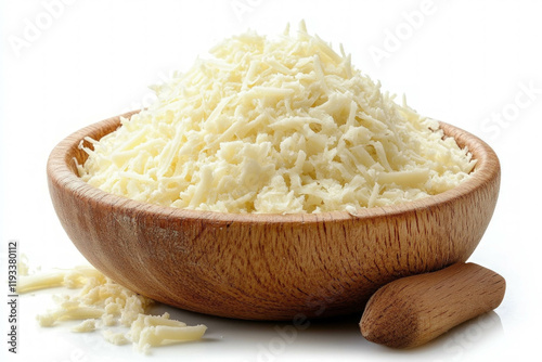 Grated Cheese Isolated