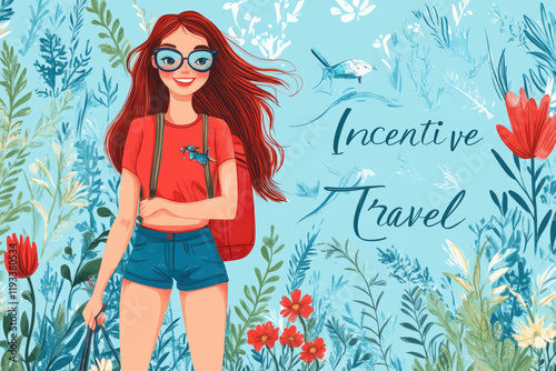 Incentive Travel Text Illus...