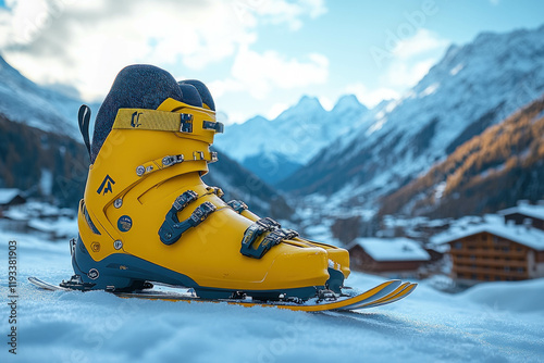 Ski Boots Isolated