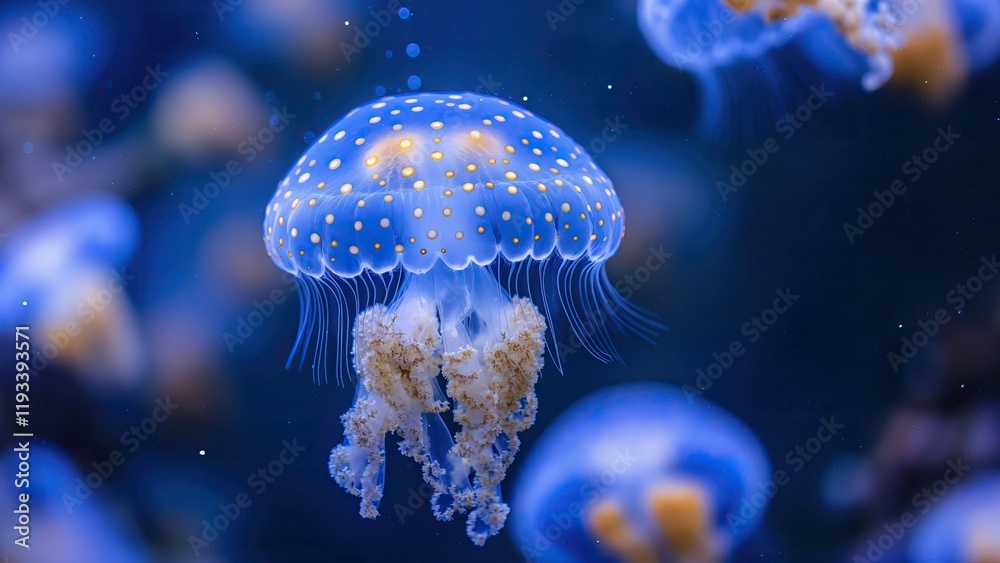 Fototapeta premium jelly fish in a water