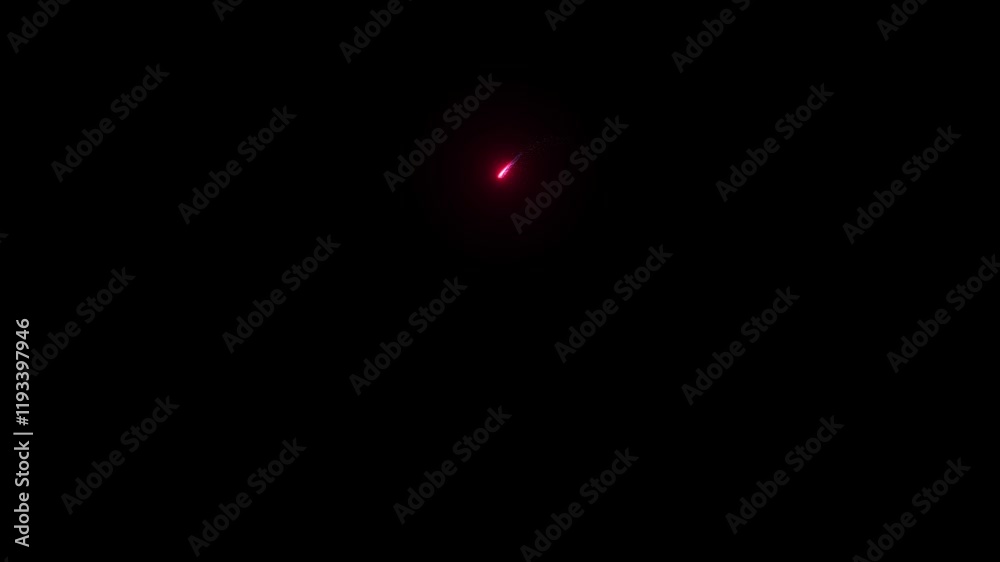 Pink light lines in love shape for valentine, wedding, romantic background