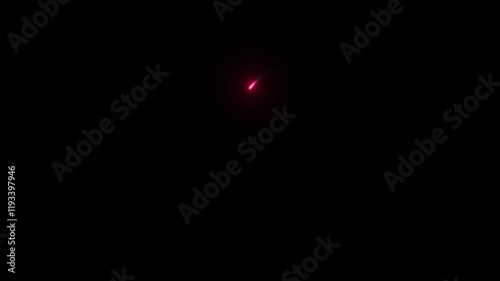 Pink light lines in love shape for valentine, wedding, romantic background