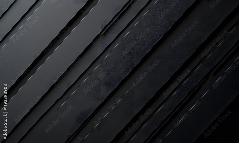 Obraz premium A dark abstract background featuring a geometric pattern, Generative Ai