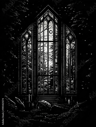 Moonlit Forest photo