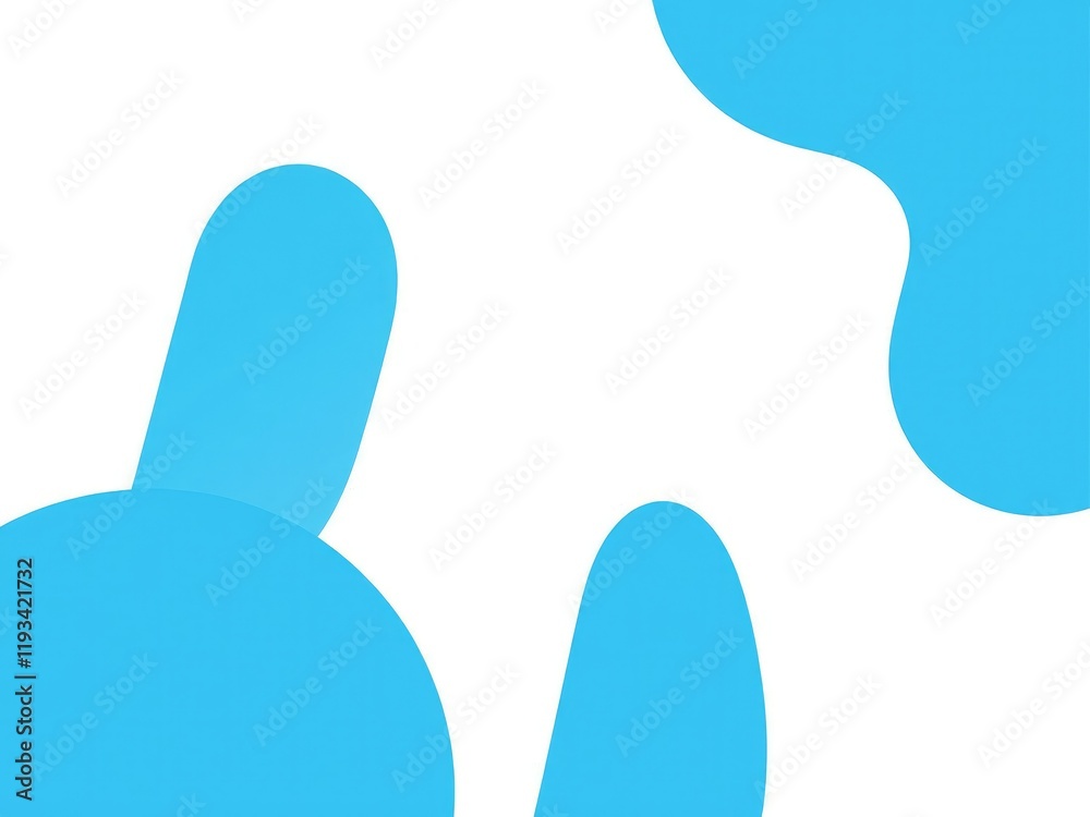 Abstract Geometric Shapes in Blue on a White-Blue Gradient Background, texture, depth Abstract Geometric Shapes in Blue on a White-Blue Gradient Background, texture, depth