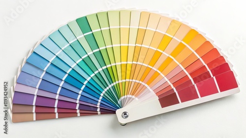 Circular Color Palette Fan Deck Rainbow Hues, Design Inspiration, Paint Swatches, color chart Color chart, paint samples