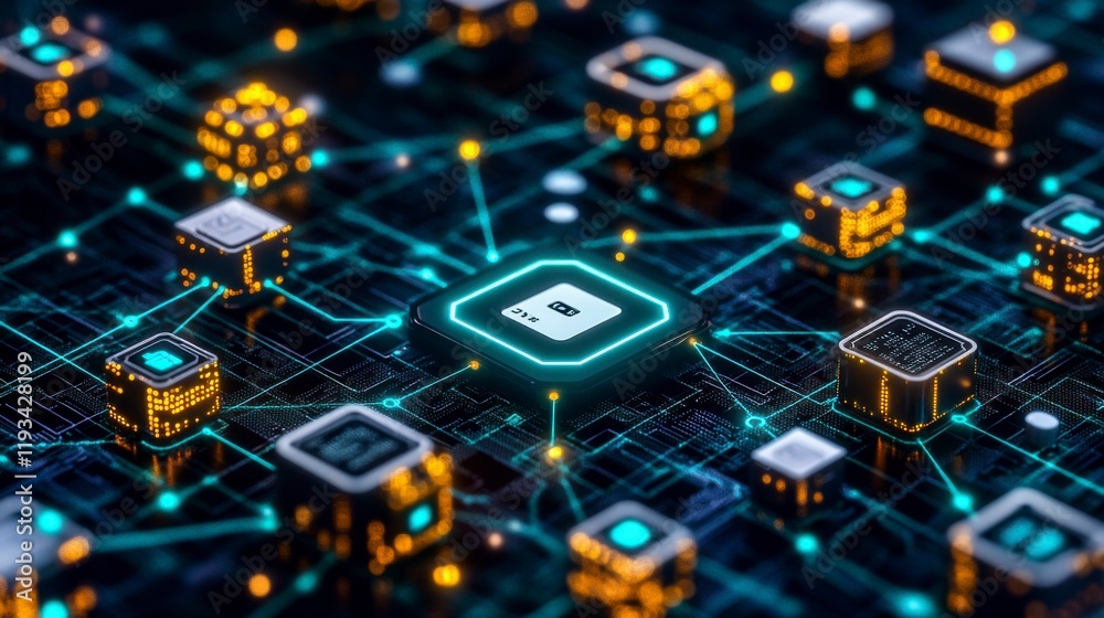 A close-up of a digital wallet icon surrounded by devices connected through a network, representing seamless and connected finance, with room for captions or branding. A close-up of a digital wallet icon surrounded by devices connected through a network, representing seamless and connected finance, with room for captions or branding.