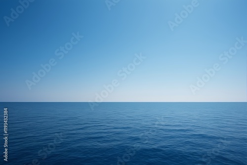arafed view of a body of water with a clear sky
