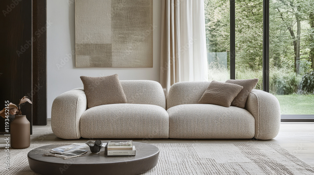 Fototapeta premium The neutral tones and sharp details emphasize functionality and modern design.
