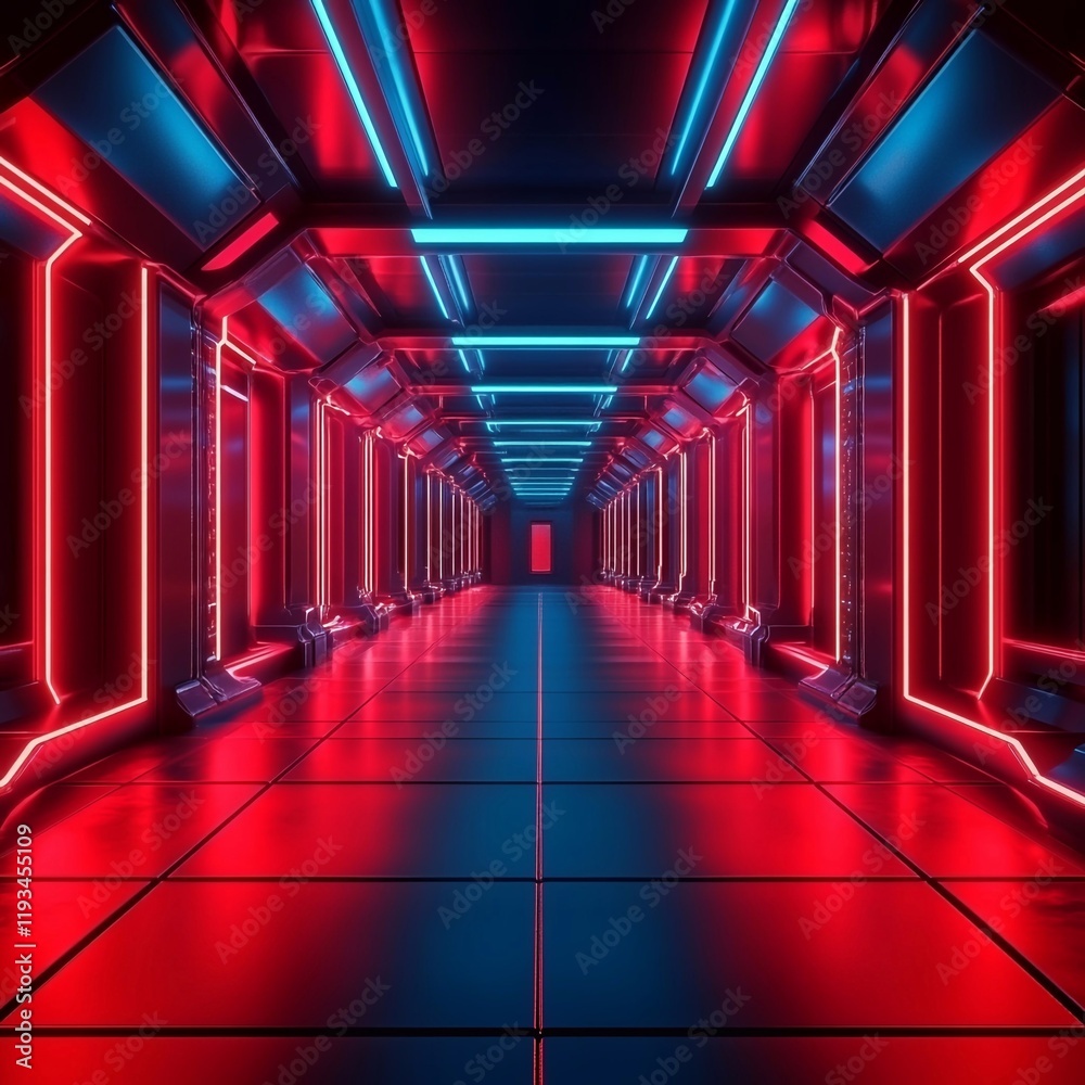 Fototapeta premium corridor with carpet