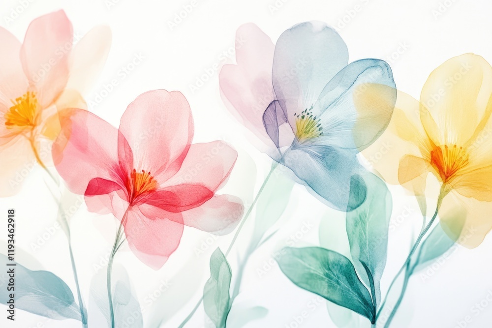 Naklejka premium Close-up of flowers in a vase