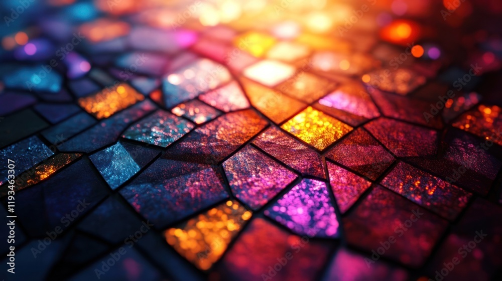 custom made wallpaper toronto digitalMesmerizing abstract mosaic stained glass texture with a vibrant kaleidoscopic design that creates a dazzling intricate and captivating visual experience This digital artwork features a complex