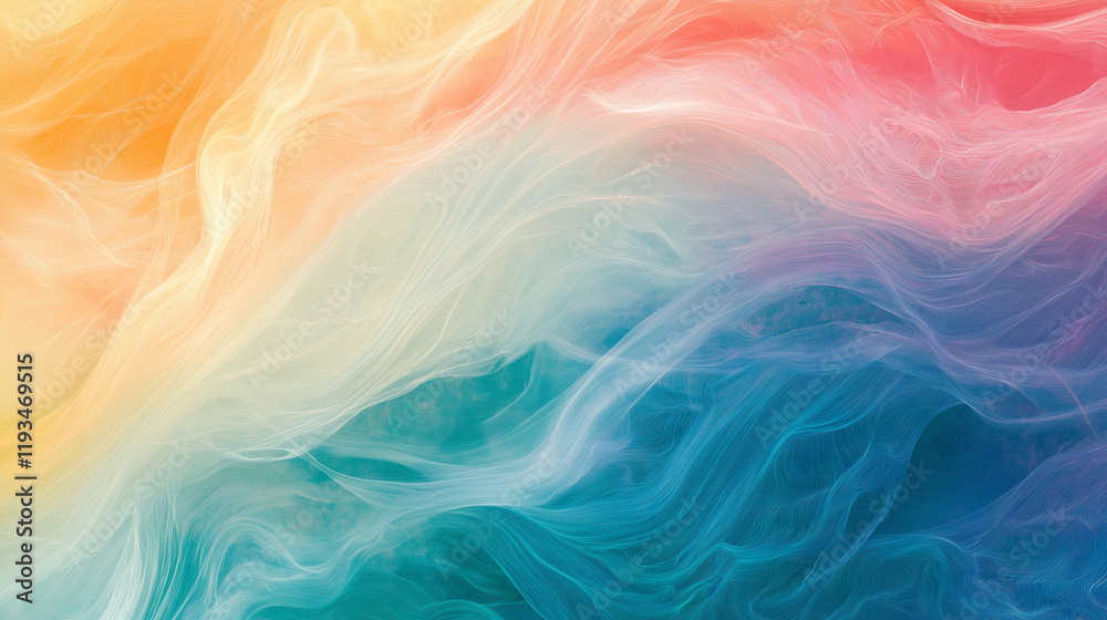 An ethereal display of swirling pastel colors and textures in an abstract composition, inviting viewers into a world of calmness and artistic expression. An ethereal display of swirling pastel colors and textures in an abstract composition, inviting viewers into a world of calmness and artistic expression.