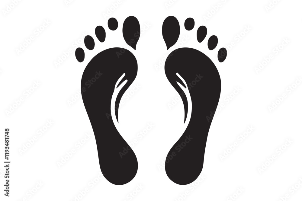Footprints vector Footprints vector