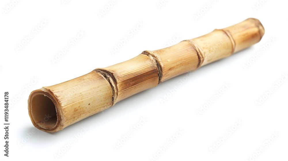 Handcrafted Bamboo Cylinder in Natural Rustic Decor Handcrafted Bamboo Cylinder in Natural Rustic Decor