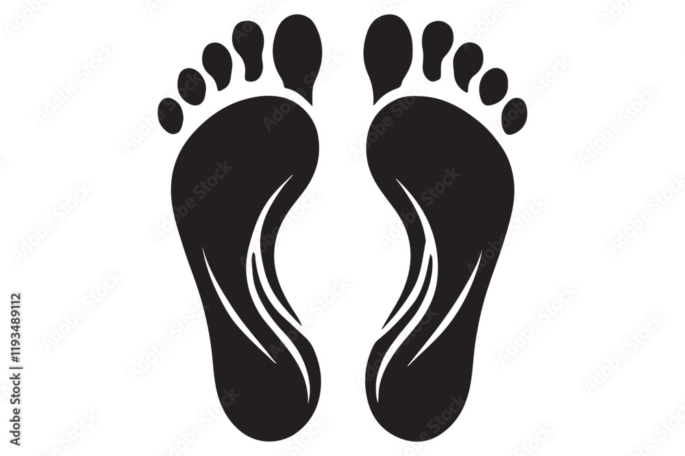 Footprints vector Footprints vector