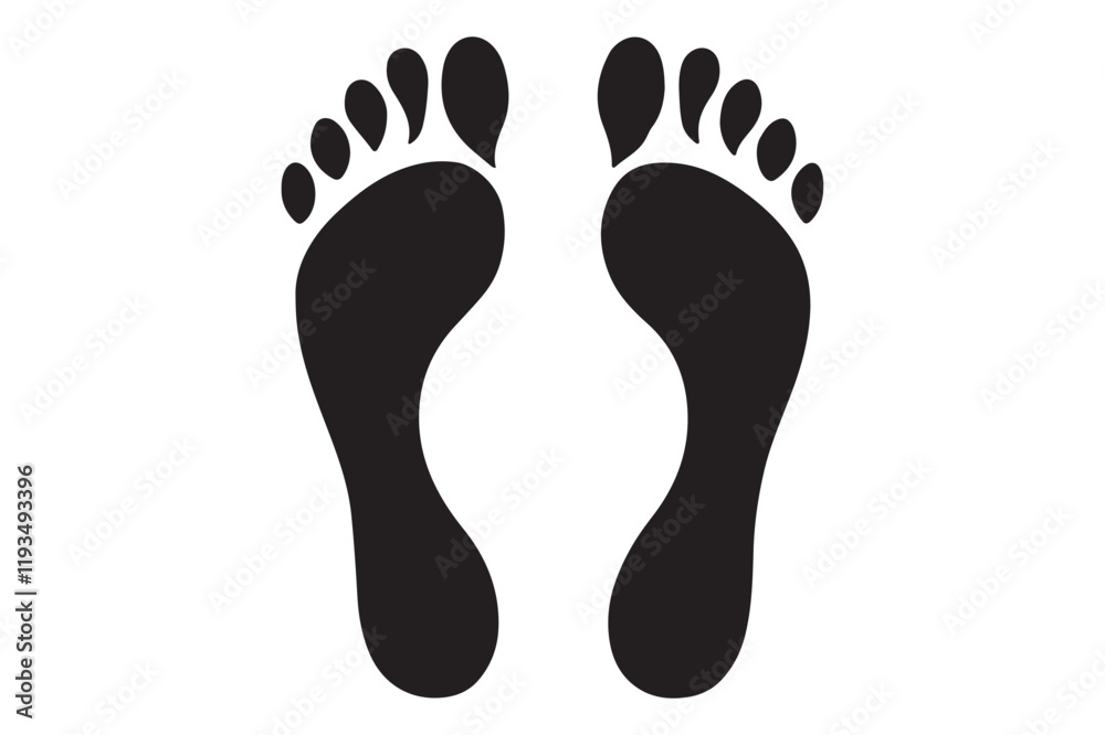 Footprints vector Footprints vector