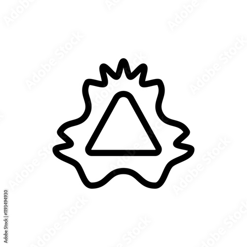 dumplings icon line art vector