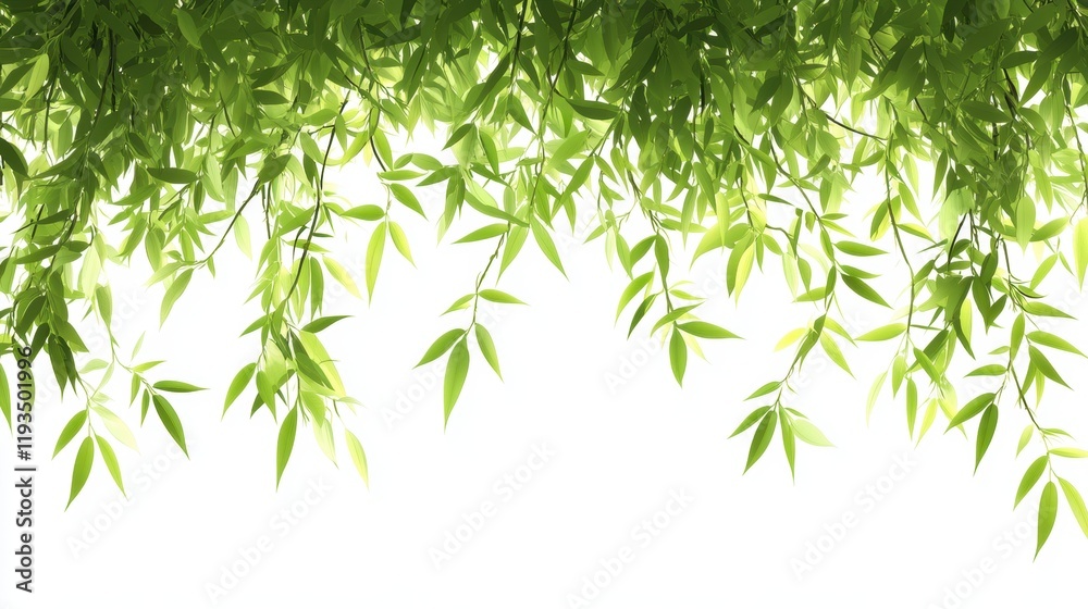Green Leafy Background for Nature and Organic Themes Green Leafy Background for Nature and Organic Themes