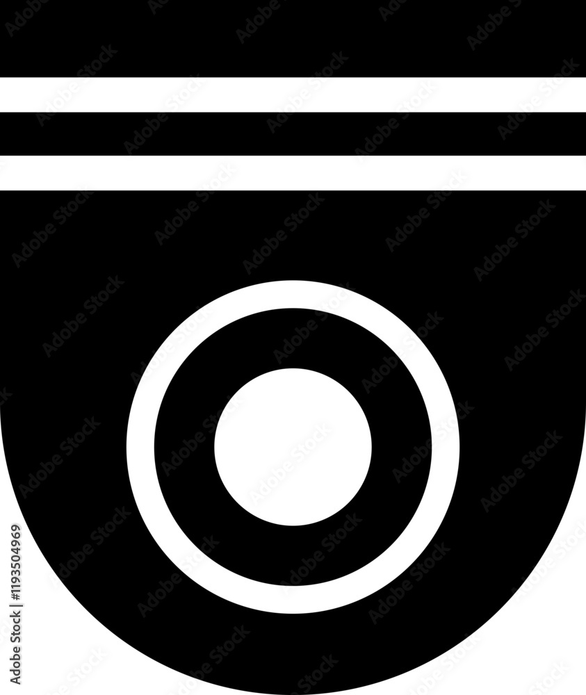 CCTV security camera icon video surveillance monitoring, defocused home security camera, wall mounted for outdoor area safety and observation flat vector isolated transparent CCTV security camera icon video surveillance monitoring, defocused home security camera, wall mounted for outdoor area safety and observation flat vector isolated transparent