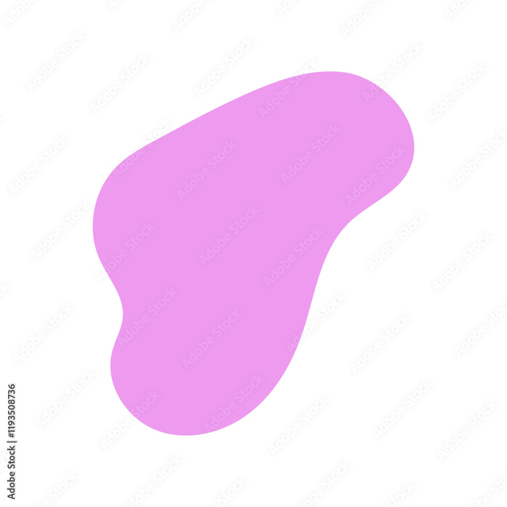 Pink cute blob shape Pink cute blob shape