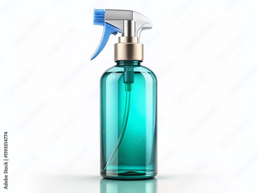 High-Resolution Image: Spray Bottle Isolated on White Background - Perfect for Cleaning Product Packaging High-Resolution Image: Spray Bottle Isolated on White Background - Perfect for Cleaning Product Packaging