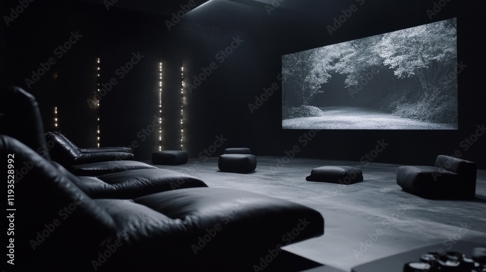 Luxury Modern Cinema Room Design Luxury Modern Cinema Room Design