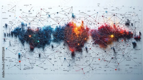 Global Network Visualization: A Complex Web of Interconnections