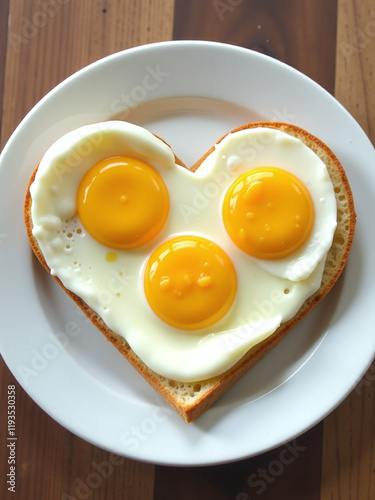 Eggs Shaped Like Hearts Are A Fun Twist On Traditional Breakfast Foods For Kids And Adults Alike Sometimes. 00002